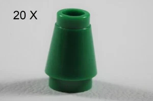 LEGO® Green Cone 1 x 1 Design ID 4589b - Picture 1 of 12