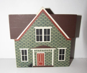 The Cat's Meow Village Vandenberg House Faline '91 Wood Shelf Sitter Building - Picture 1 of 4