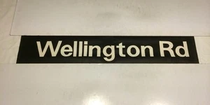 Leeds Bus Blind 2 Vintage Linen 1977-  Wellington Road - Picture 1 of 1