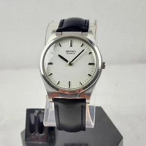 RARE VINTAGE SEIKO BRAILLE FLIP UP COVER & TOUCH 7518-8009 WATCH NEW BATTERY  - Picture 1 of 10