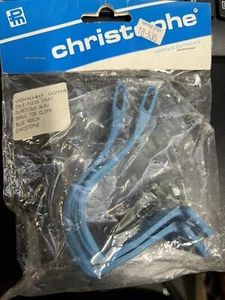 Christophe Small Toe Clips NOS Nylon Blue France Pedals Bicycle Racing Road Bike - Picture 1 of 2