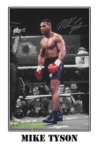 Iron Mike Tyson World Champion large signed 12x18 inch photograph poster - Picture 1 of 4