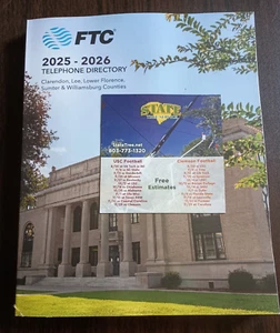 Sumter SC Elenco telefonico FTC 2025-2026 - Foto 1 di 1