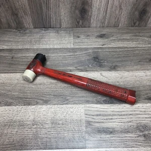 Snap On BE116 Red Handle Hammer Mallet Soft Face Non-Marring 16oz - Picture 1 of 13