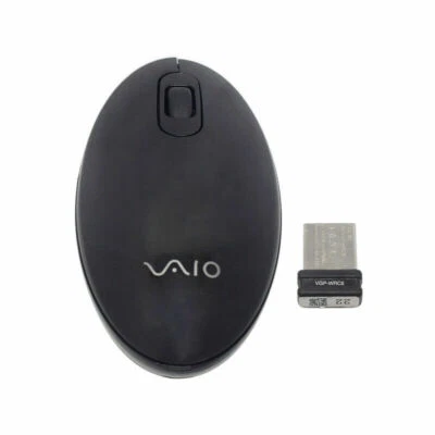 SONY Vaio VGP-WMS30 2.4GHZ Wireless Mouse with Compact USB Receiver Black - Image 1 of 4