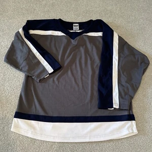 Camiseta deportiva de hockey Winnipeg Jets colores en blanco juvenil talla XL tejida atlética gris AK - Imagen 1 de 7