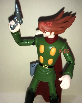Cyborg 009 Jet Link 002 in Green Combat Uniform figure Bandai Ishinomori - Image 1 of 4