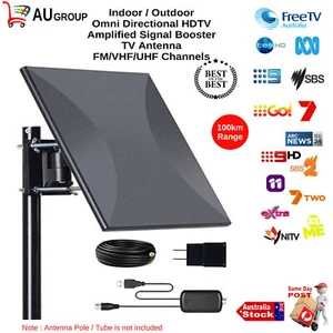 Outdoor Amplified Digital Signal HDTV Antenna Omni Directional Long Range - Picture 1 of 7