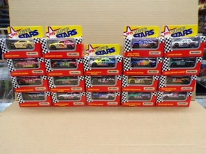 1995 MATCHBOX SUPER STARS SERIES II NASCAR RACE CARS LOT OF 19 - NEW OLD STOCK ! - Picture 1 of 8