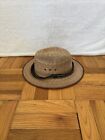 TULA Słomkowy kapelusz przeciwsłoneczny Damski Jeden rozmiar Austin Texas - Made in Mexico