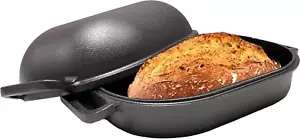 Large Heavy Duty Pre-Seasoned Cast Iron Bread & Loaf Pan - a Perfect Way for Bak - Picture 1 of 8
