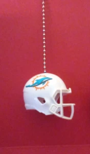 MIAMI DOLPHINS CEILING FAN PULL CHAIN  HELMET - Picture 1 of 4