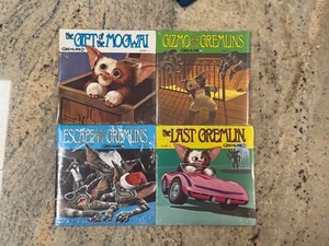 4 New Vintage See, Hear, Read Books with/ Records - Gremlins 1, 2, 3 & 5 Gizm0 - Imagen 1 de 7