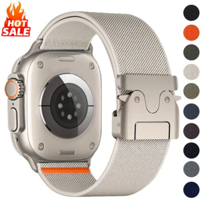 Braided Parachute Strap for Apple Watch Band Ultra (49mm) & Series 10/9/8/7/SE/6 - Image 1 of 4