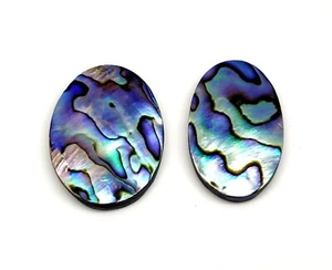 Charming Paua Abalone Shell Oval Cabochon Designer Jewelry Making Gemstone Lot - Picture 1 of 8