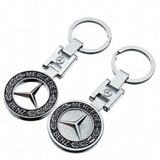 Produktbild - Für Mercedes Benz Schlüsselanhänger Schlüsselring Zubehör Brandneu Schwarz 3D