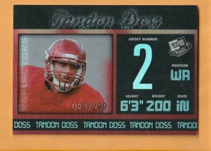 Reflectores de pase de prensa Tandon Doss Indiana Hoosiers 2011 #44/299 - Imagen 1 de 2