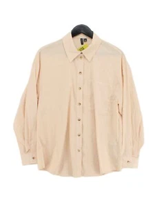 Vero Moda Women's Shirt UK 8 Cream Cotton with Polyamide Basic - Picture 1 of 5