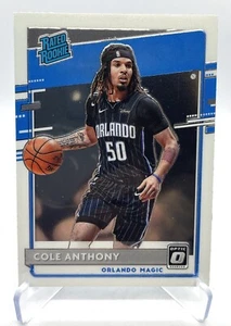 2020-21 Panini Donruss Optic Basketball Rated Rookie #165 Cole Anthony NBA RC - Picture 1 of 3