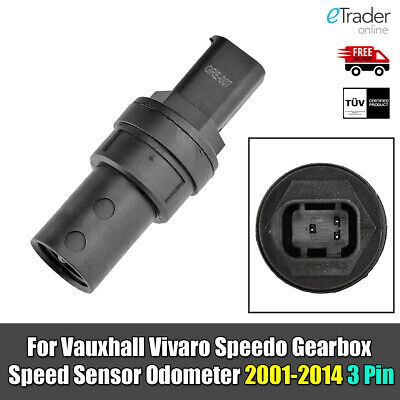 For Vauxhall Vivaro Van Speedo Gearbox Speed Sensor Odometer 2001-2014 3 Pin • 12.26€