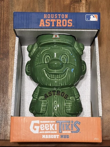 Geeki Tikis MLB Mascot 26-Ounce Ceramic Mug | Houston Astros, Orbit Cover
