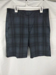 FILA Sport Golf Azul/Negro Cuadros Frente Plano Corto Talla 34 - Imagen 1 de 3