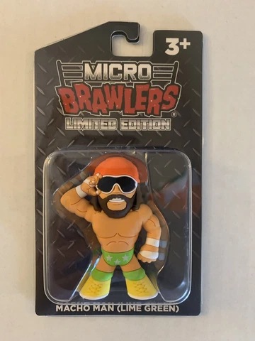Macho Man Randy Savage Green Micro Brawler Wrestling Crate Figure WCW TNA WWE Cover