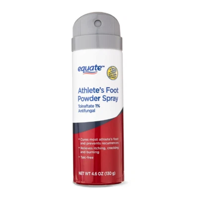 Equate Athlete's Foot Antifungal Powder Spray, Tolnaftate 1%, 4.6 oz