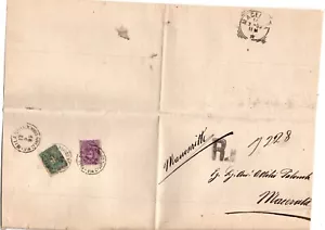 MANOSCRITTO DA MILANO PER MACERATA DEL 1899 CON EFFIGE DI UMBERTO I CENT. 60 - Picture 1 of 1