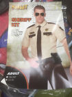 Costume de shérif d'Halloween T-shirt adulte kit mort-vivant
