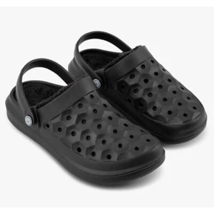 Joybees Varsity Lined Clog Slip On Comfort Casual Shoes Black Womens 8 - Picture 1 of 6