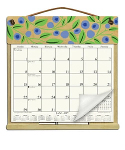 BLUEBERRIES CALENDAR HOLDER - REFILLABLE EVERY YEAR! - Picture 1 of 1