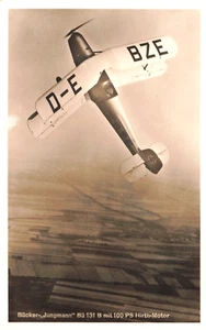 Bueker-Jungmann" 100 CV aereo motore Hirth, cartolina - Foto 1 di 2