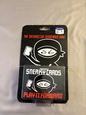Sneaky Cards Card Game Interactive Scavenger Hunt NEW SEALED Play It Forward - Image 1 of 3