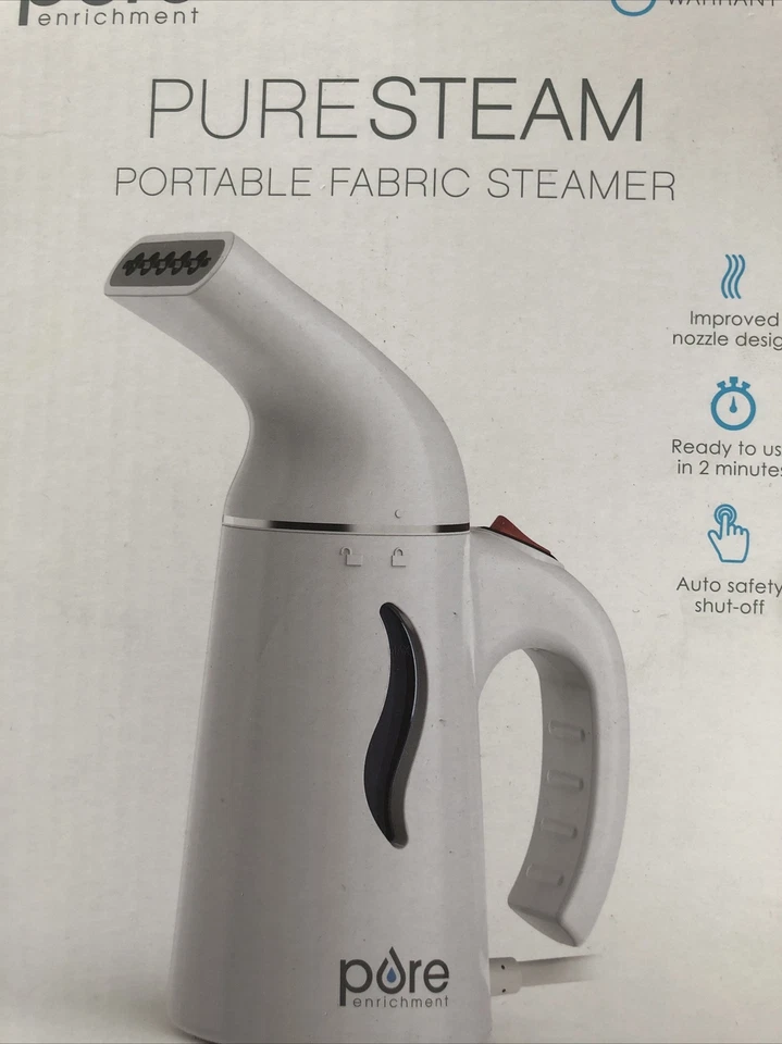 Vaporizador de tela portátil Pure Enrichment PureSteam - Vaporizador de ropa de calentamiento rápido Foto 1 de 1