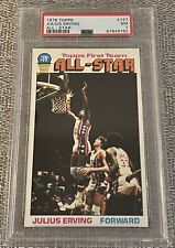 1976 Topps Basketball #127 Julius Erving All Star PSA 7