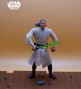 STAR WARS FIGURE 1999 PHANTOM MENACE COLLECTION QUI-GON JINN (JEDI MASTER) ** - Picture 1 of 1