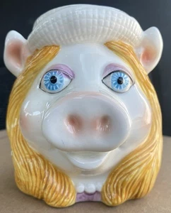 Vintage Miss Piggy Muppets Jim Henson Sigma Japan Ceramic Cup Mug  1/3 - Picture 1 of 10