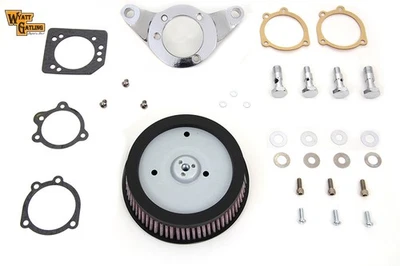 Kit de filtro de filtro de aire Vtwin para Harley Softail Dyna 1993-2007 FXST FXD Foto 1 de 4