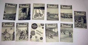 1955 "THE ENTHUSIAST" Harley-Davidson MOTORRAD Magazin Eleven (11) AUSGABE GELAUFEN - Bild 1 von 3