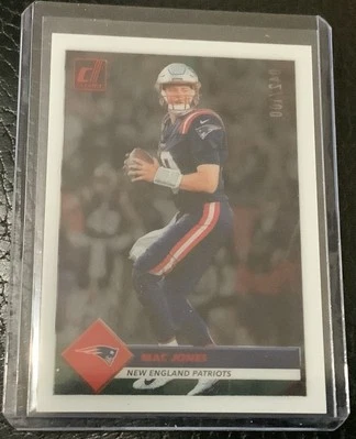 Mac Jones 1993 Retro Acetate (Patriots) 2023 Clearly Donruss /100 🍀 - Image 1 of 2