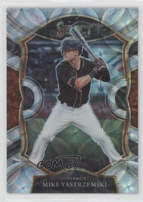 2021 Panini Select Concourse Scope Prizm Mike Yastrzemski #79 - Image 1 of 2