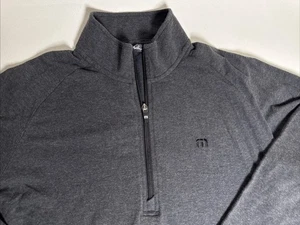 Travis Mathew Pullover Herren M dunkelgrau 1/4 Zip Golf - Bild 1 von 6