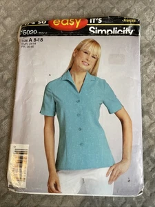 SIMPLICITY IT'S SO EASY #5020 - CAMICETTA, TAGLIA 8-18 - Foto 1 di 1