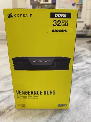 Corsair Vengeance DDR5 Desktop RAM 32GB (2 x 16GB) CMK32GX5M2B5200C40 - Image 1 of 2
