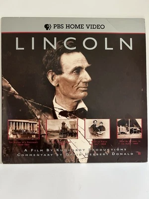 LINCOLN [Laserdisc, 1992] 2 DISC PBS HOME VIDEO SCARCE - Image 1 of 4