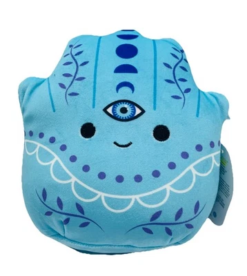Gisla The Blue Hamsa Hand Spiritual Squishmallow Plush Third Eye 7 1/2” NWT - Image 1 of 4