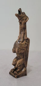 PARIS GARGOYLE WOLF STATUE SCULPTURE REPRODUCTION - Picture 1 of 6