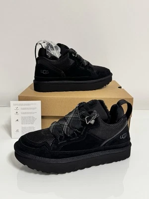 UGG Lowmel Black Sneaker Damen Größe 38 Winter Schuhe 1144032-BLK NEU