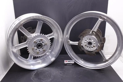 02 Harley-davidson V-rod Custom Aftermarket Front and Rear Wheel Rim Set Foto 1 de 4